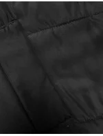 Černá dámská zimní bunda s kapucí (5M732-392)