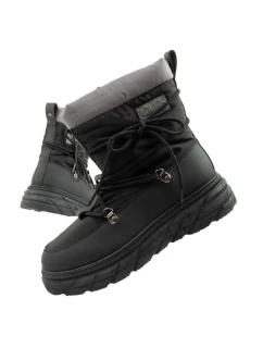 Lee Cooper dámská sportovní obuv zimní trekingová zateplená černá šedá dámské