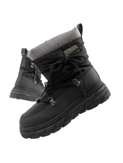 Lee Cooper dámská sportovní obuv zimní trekingová zateplená černá šedá dámské