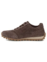 Dámské kožené polobotky, semišové tenisky, hnědé, Filippo DP7961 Dámské kožené polobotky, semišové tenisky, hnědé, Filippo DP7961