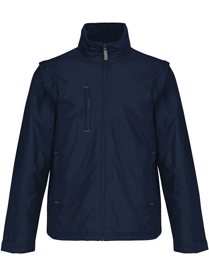 Kariban K 639 2-v-1 bunda s odepínacími rukávy 20.K639 navy/grey/navy