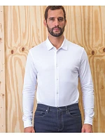 NEOBLU Basile Men Piqué košile s dlouhým rukávem 24.3777 optic white NEOBLU Basile Men Piqué košile s dlouhým rukávem 24.3777 optic white
