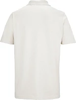 Unisex piqué polo z těžké bavlny dusty beige model 22442385 - NEOBLU Unisex piqué polo z těžké bavlny dusty beige model 22442385 - NEOBLU