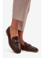 Dámské mokasíny s ozdobou hnědé Priscelle Dámské mokasíny s ozdobou hnědé Priscelle