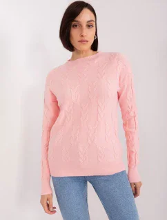 Sweter AT SW model 19040877 jasny różowy - FPrice