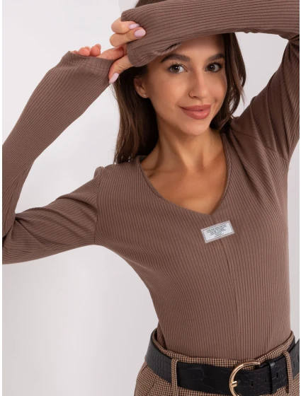 Bluzka RV BZ model 18969995 brązowy - FPrice