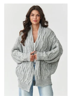 Svetr na zapínání model 217410 Makadamia