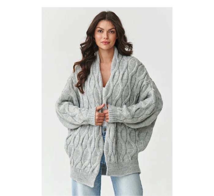 Svetr na zapínání model 217410 Makadamia Svetr na zapínání model 217410 Makadamia