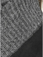 Pánský svetr se stojáčkem světle šedý Dstreet model 21995581 - FashionStreet