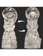 Béžová hrubší oboustranná vesta model 21310514 - MINORITY