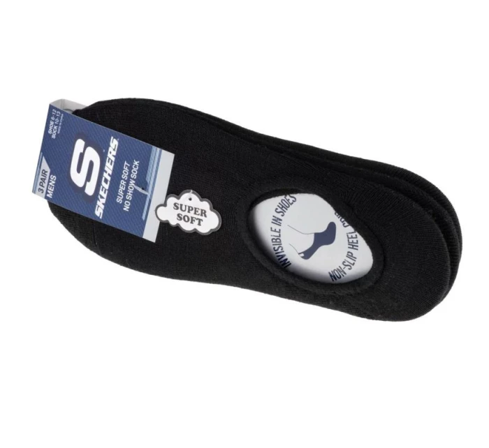 Skechers 3ks Pánské nefroté No Show S112219-BLK Black 41-46 Skechers 3ks Pánské nefroté No Show S112219-BLK Black 41-46