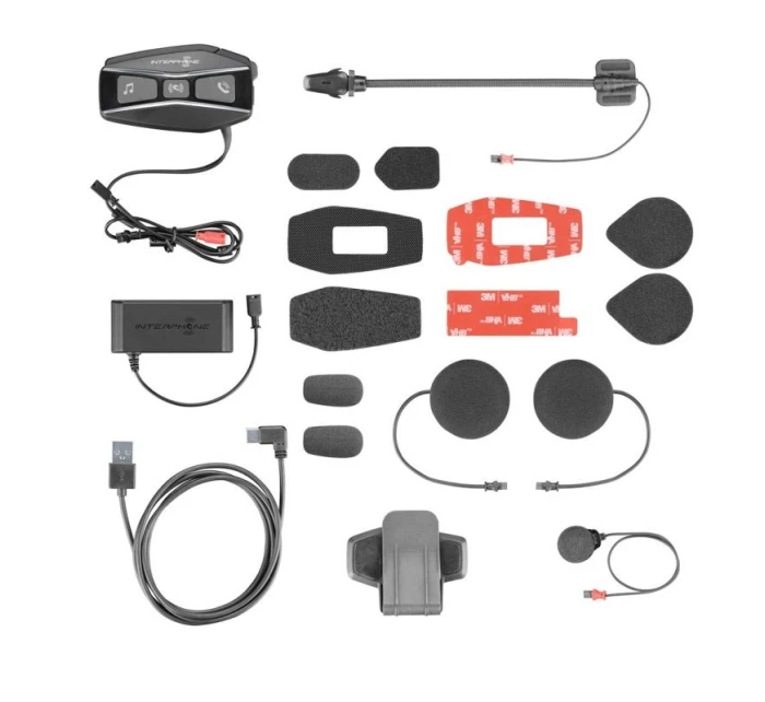 Interkom pro motocykly INTERPHONE U-COM 16, sada pro 1 helmu
