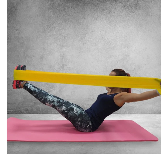 Fitness guma LONG LIGHT žlutá DK model 21155496 - PROfit Fitness guma LONG LIGHT žlutá DK model 21155496 - PROfit