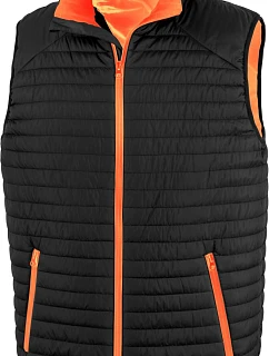 R Thermo prošívaná vesta 30. black/orange model 22428685 - Result