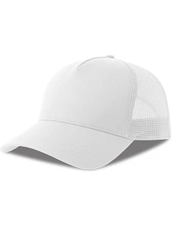 Atlantis Headwear Rapper Cotton-S 5 panelová Trucker kšiltovka 33.0260 white/white