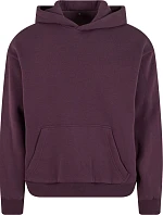 Build your Brand BY 284 Mikina s kapucí z těžké bavlny "Fluffy" 56.0284 plum purple