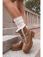 Dámské sněhule s kožíškem Camel model 21715007 - Boto