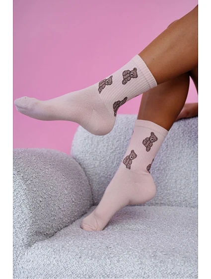 Dámské ponožky model 22044872 Růžové - Milena