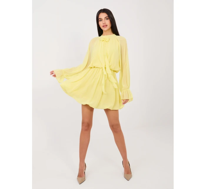 Šaty MI SK A1554.67 světle žluté