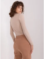 Bluzka RV BZ model 19014738 beżowy - FPrice Bluzka RV BZ model 19014738 beżowy - FPrice