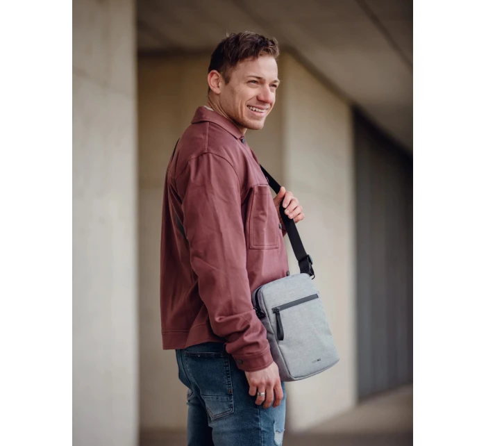 Pánská crossbody taška Vuch Tate Grey Pánská crossbody taška Vuch Tate Grey