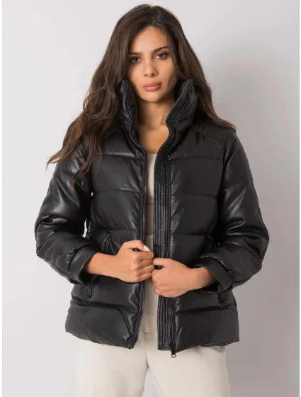 Dámská prošívaná zimní bunda z eko-kůže D-3230 - FPrice Dámská prošívaná zimní bunda z eko-kůže D-3230 - FPrice