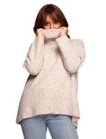 Mikina s rolákem a pulovrem BK086  - BeWear