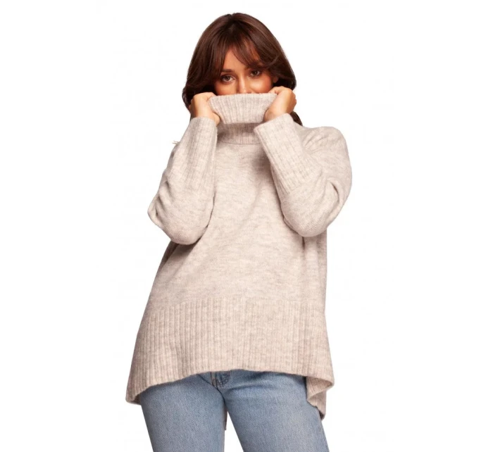 Mikina s rolákem a pulovrem BK086  - BeWear