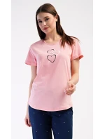 Dámské domácí šaty s tříčtvrtečním rukávem Lekníny