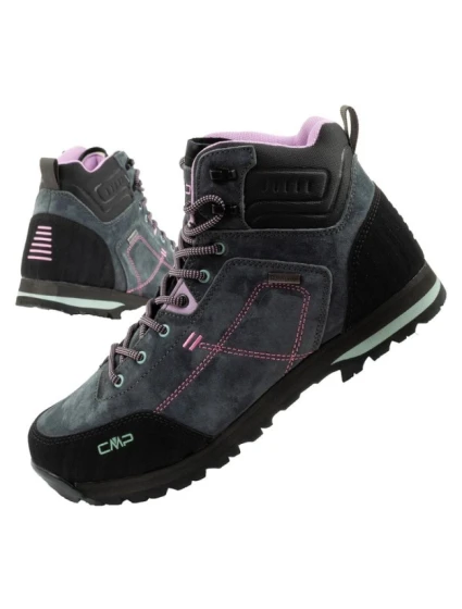 dámské trekové boty kožené nepromokavé kotníkové boty šedé dámské model 21757143 - CMP dámské trekové boty kožené nepromokavé kotníkové boty šedé dámské model 21757143 - CMP