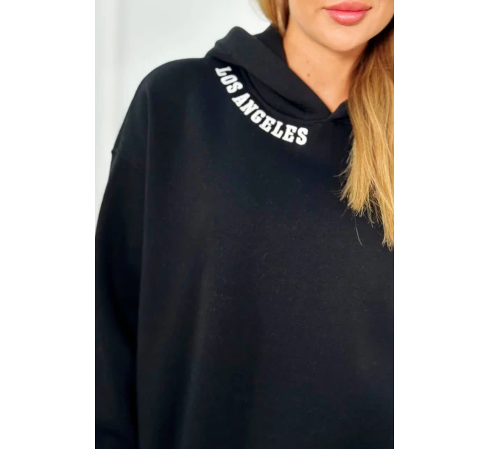 Izolovaná souprava s výšivkou Los Angeles černý Izolovaná souprava s výšivkou Los Angeles černý