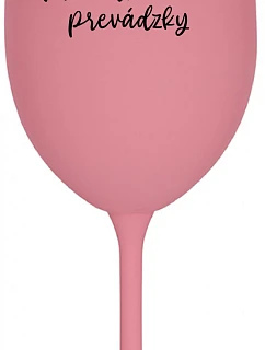 model 22164036 MIMO PREVÁDZKY ružový pohár na víno 350 ml - Giftela