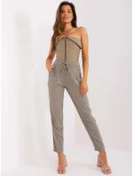 Dámské kalhoty model 18775295 Khaki - Sublevel