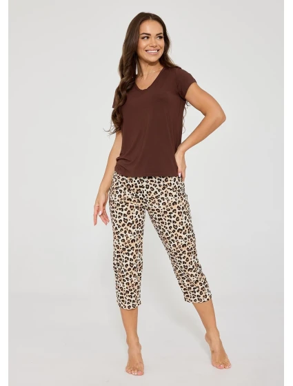 Pyžamo model 22017285 Naomi kr/r 3XL5XL - Cornette