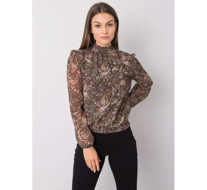 Halenka D50039F11031A tmavě zelená