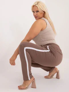 Tepláky RV DR 6643.95 hnědá