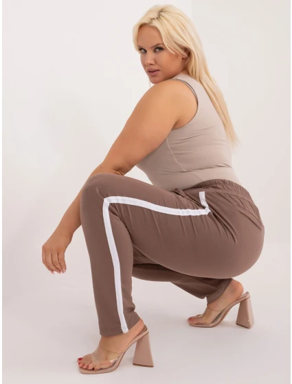 Tepláky RV DR 6643.95 hnědá