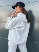 KSENIIA PREMIUM dámská tepláková souprava světle šedá FashionStreet AY0785