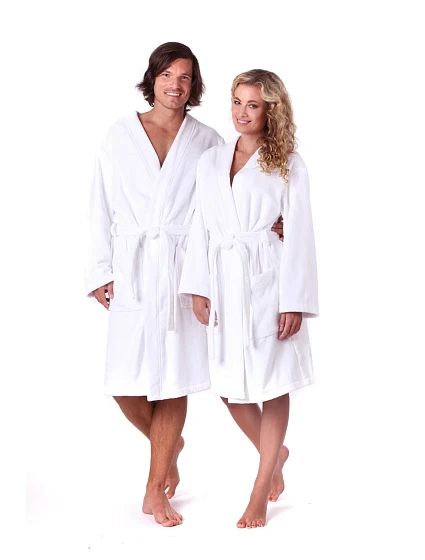 Unisex župan Sauna kimono 1250  bílá - Vestis
