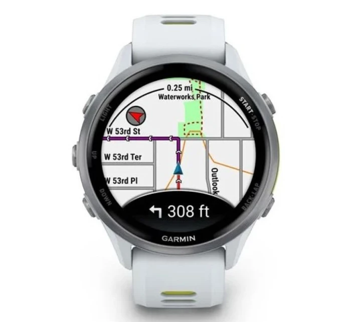 Sportovní hodinky Garmin Forerunner 970 Whitestone/Amp Yellow Sportovní hodinky Garmin Forerunner 970 Whitestone/Amp Yellow