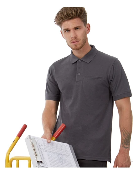 B&C Energy Pro Pracovní piqué polo model 22496434 dark grey