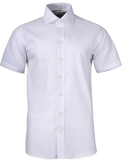 J.Harvest & Frost YB 50 S/S Regular Men Keprová košile s krátkým rukávem 63.5011 white