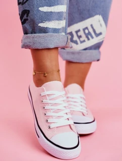 Dámské Klasické Tenisky Růžové Omerta