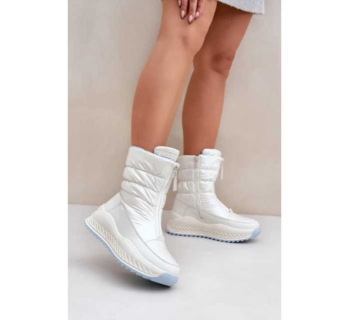 Dámské Sněhule Big Star model 21680182 Bílé - Big Star Shoes Dámské Sněhule Big Star model 21680182 Bílé - Big Star Shoes