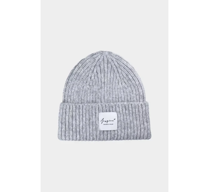 Dámská čepice model 21998083 Šedá - 4F Dámská čepice model 21998083 Šedá - 4F