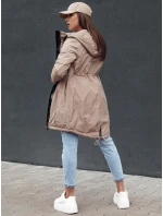 Dámská přechodná bunda parka URBANJOY béžová FashionStreet TY4386 Dámská přechodná bunda parka URBANJOY béžová FashionStreet TY4386