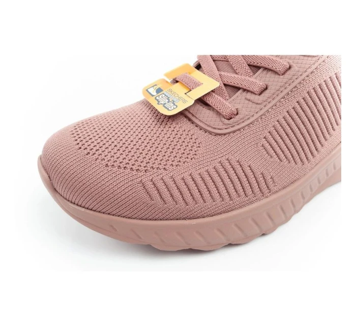 Skechers Bobs Squad-Chaos dámské sportovní boty pohodlné SLIP-INS pink dámské