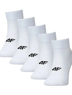 Pánské ponožky 4F M480 5 pack white 4FWMM00USOCM480 10S