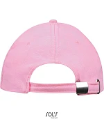 SOL'S Buffalo 6 panelová baseballová kšiltovka 25.8100 pink/white