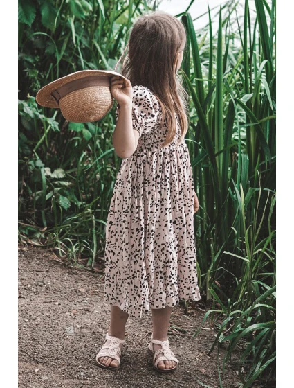 Dětské pletené nazouvací sandály Růžove Tracy Dětské pletené nazouvací sandály Růžove Tracy